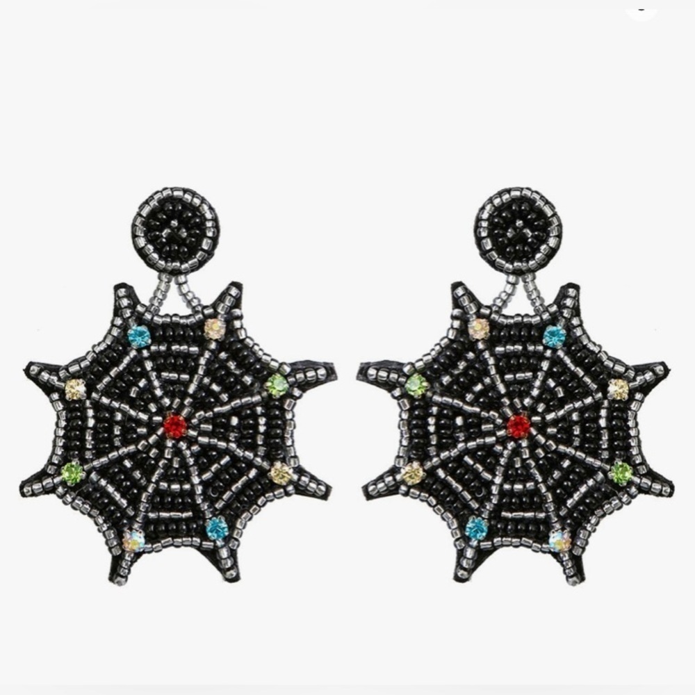 Spider Web Earrings